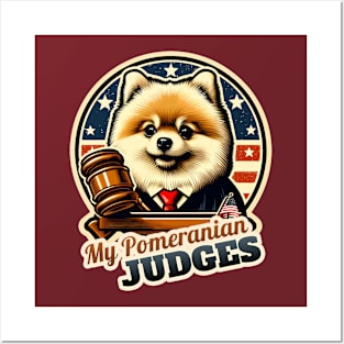 Pomeranian judge Posters and Art